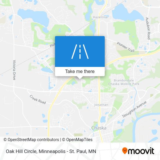 Oak Hill Circle map