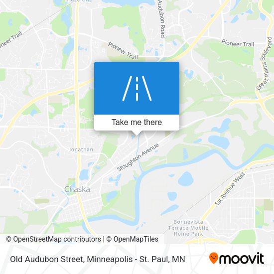 Old Audubon Street map