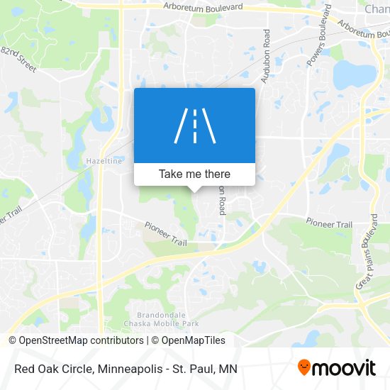 Mapa de Red Oak Circle