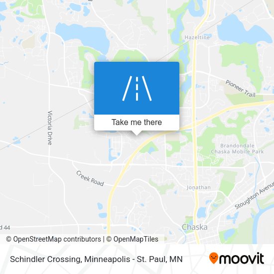 Schindler Crossing map