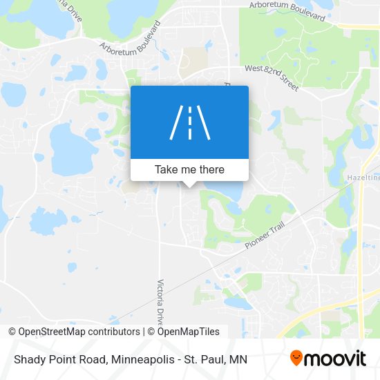 Mapa de Shady Point Road