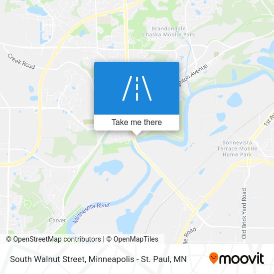 Mapa de South Walnut Street