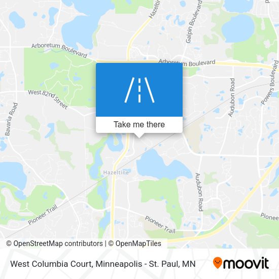 West Columbia Court map