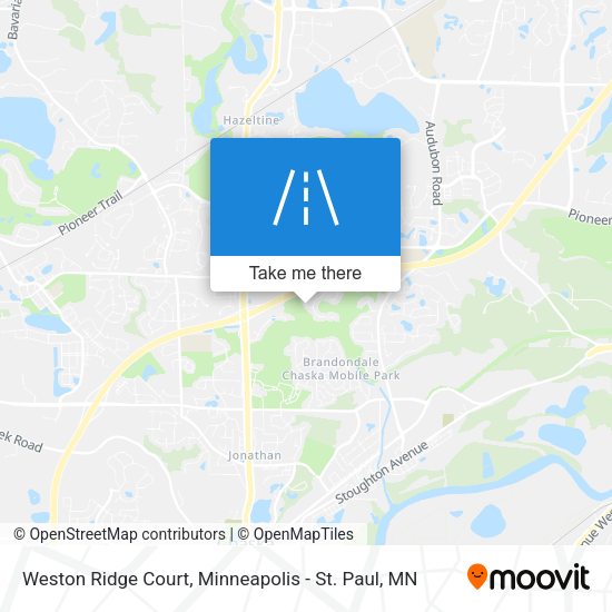 Mapa de Weston Ridge Court