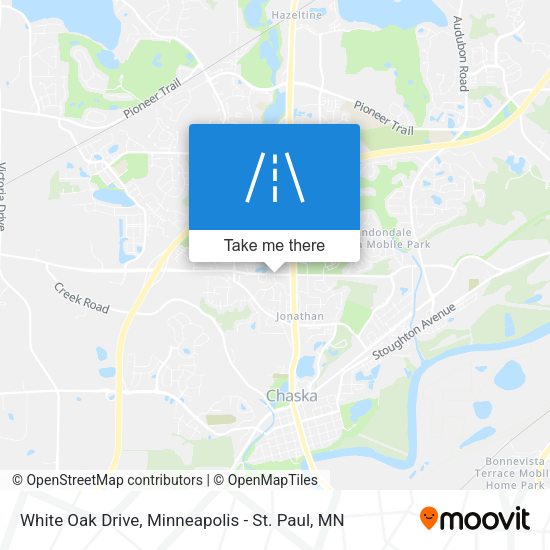 White Oak Drive map