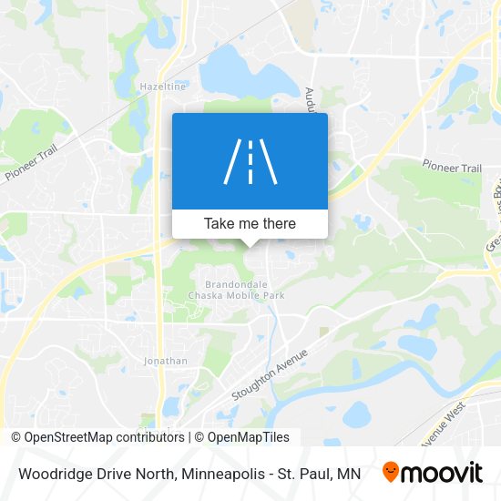 Mapa de Woodridge Drive North