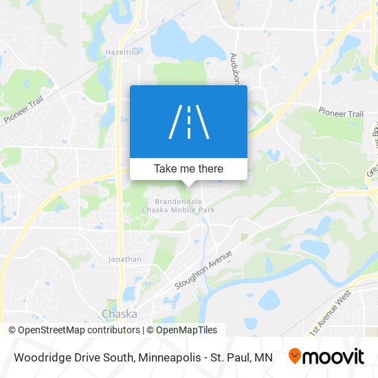 Mapa de Woodridge Drive South