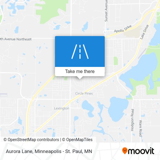 Mapa de Aurora Lane