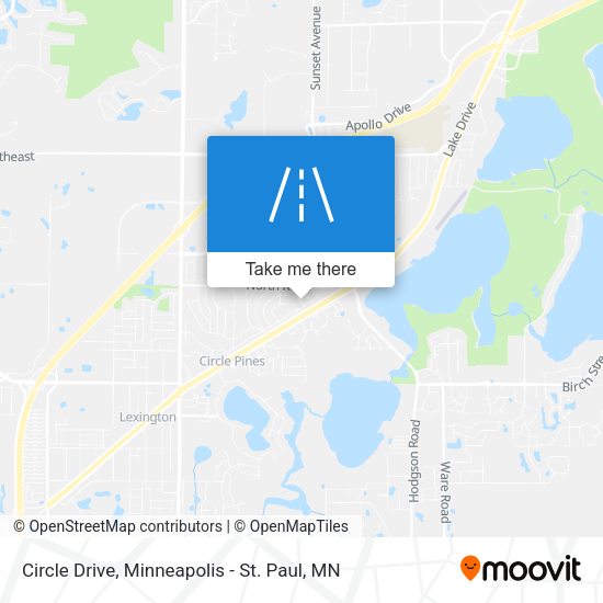 Mapa de Circle Drive