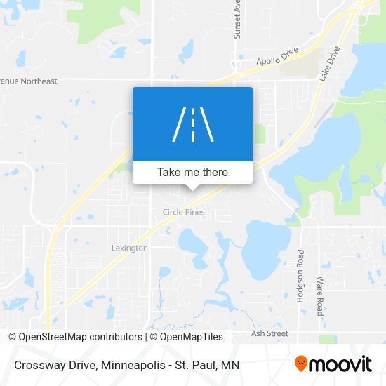 Mapa de Crossway Drive