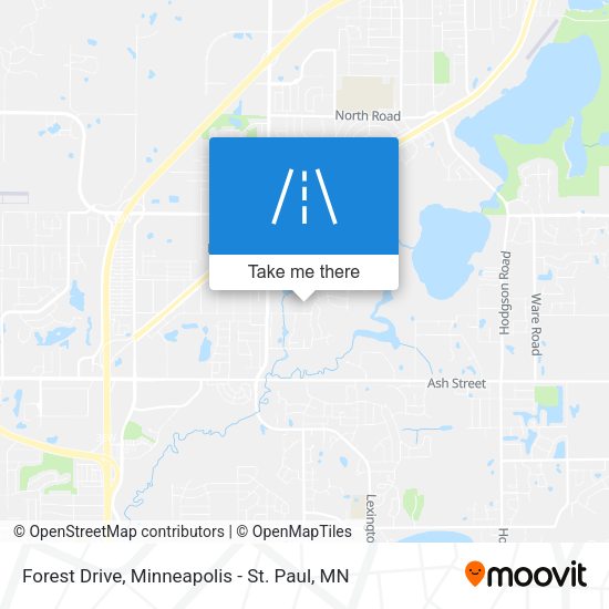 Forest Drive map