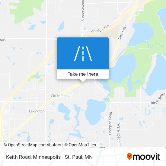Keith Road map