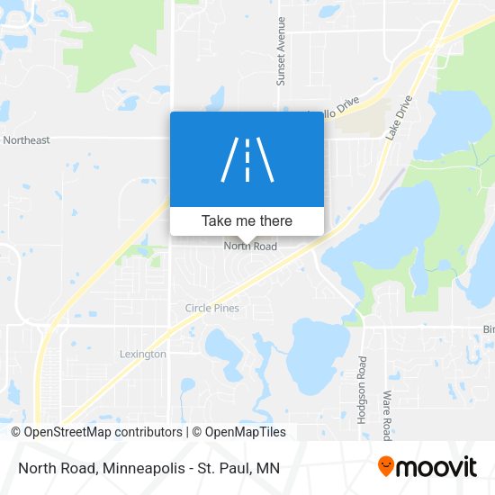 Mapa de North Road