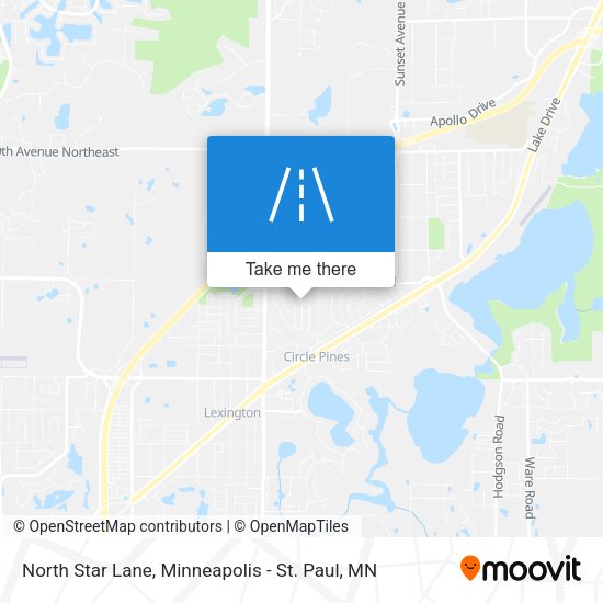 Mapa de North Star Lane