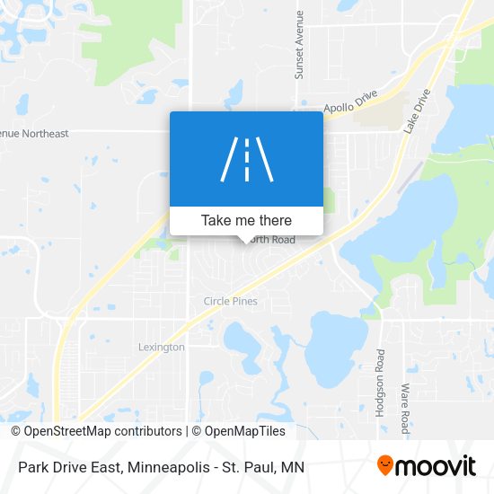 Park Drive East map
