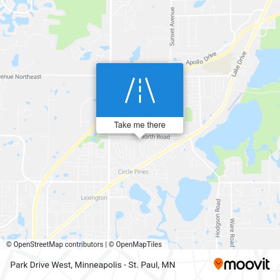 Mapa de Park Drive West