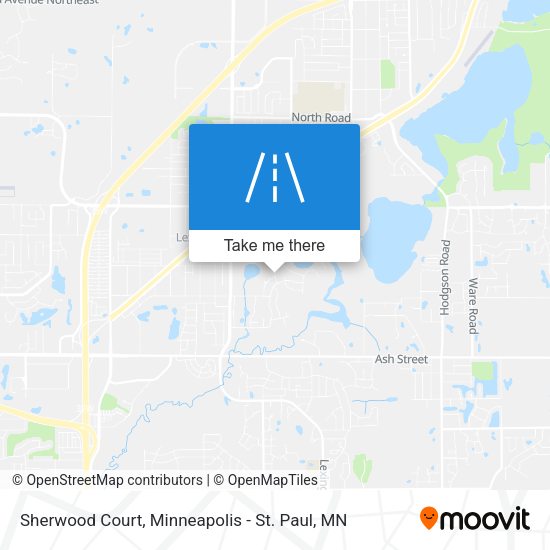 Mapa de Sherwood Court