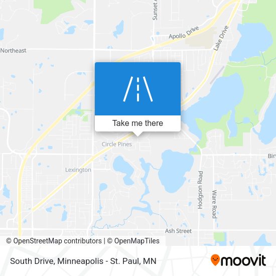 South Drive map
