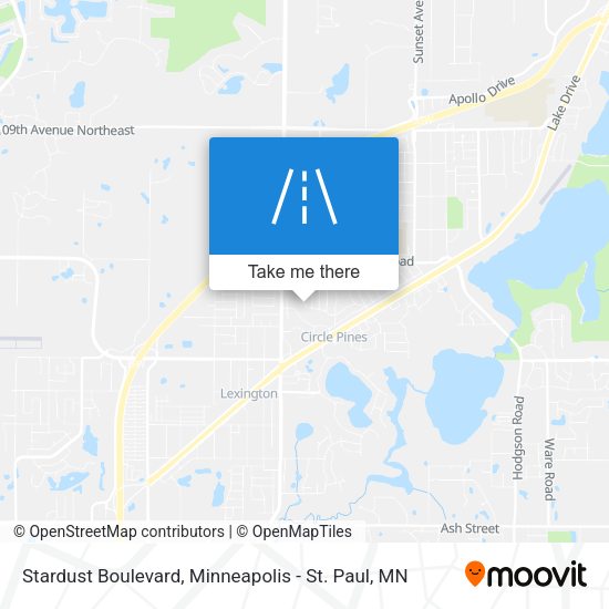 Mapa de Stardust Boulevard