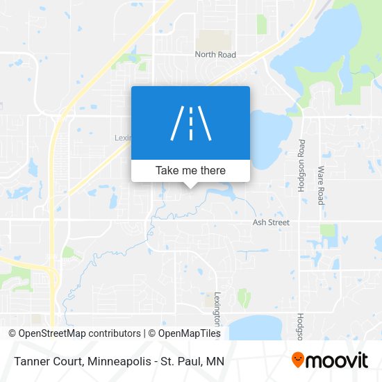 Tanner Court map