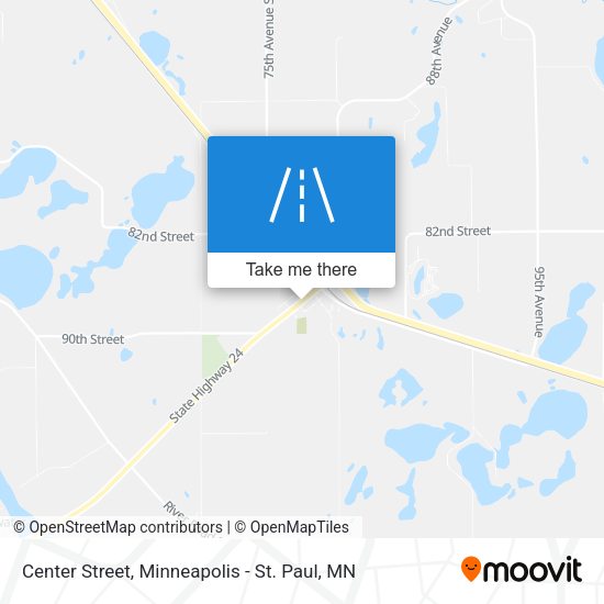 Center Street map