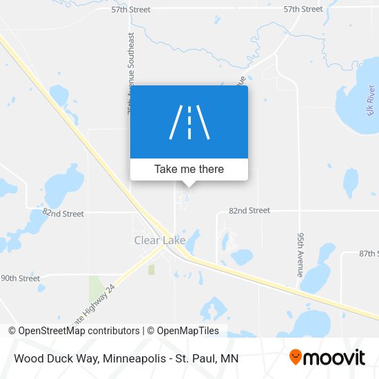 Wood Duck Way map