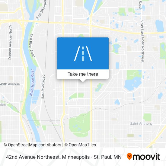 Mapa de 42nd Avenue Northeast