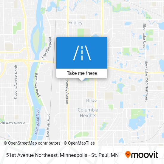 Mapa de 51st Avenue Northeast