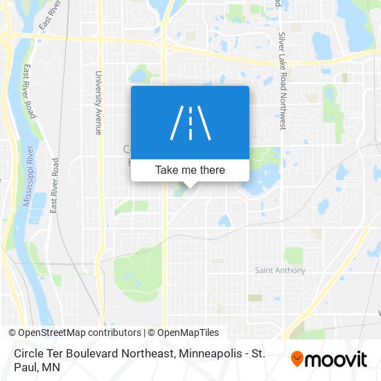 Mapa de Circle Ter Boulevard Northeast