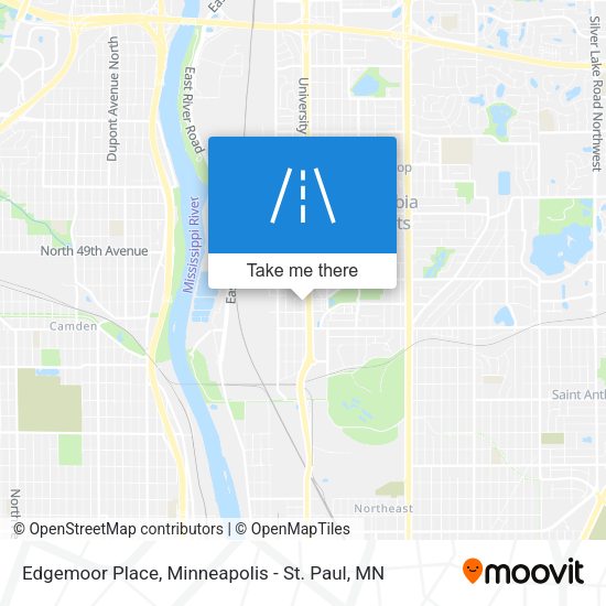 Edgemoor Place map