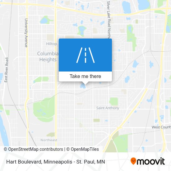 Hart Boulevard map