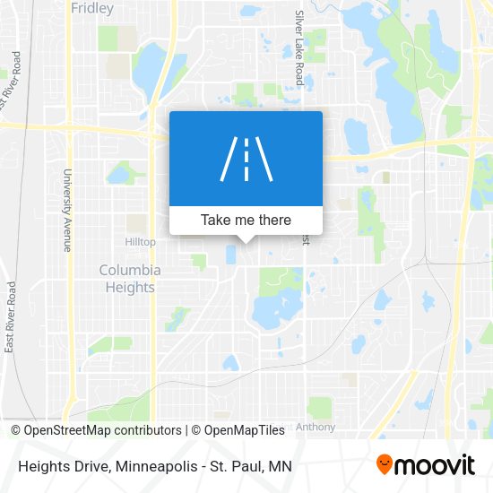 Heights Drive map