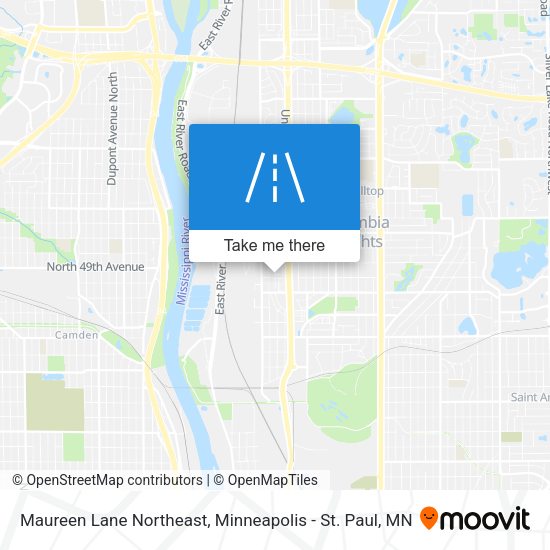 Mapa de Maureen Lane Northeast