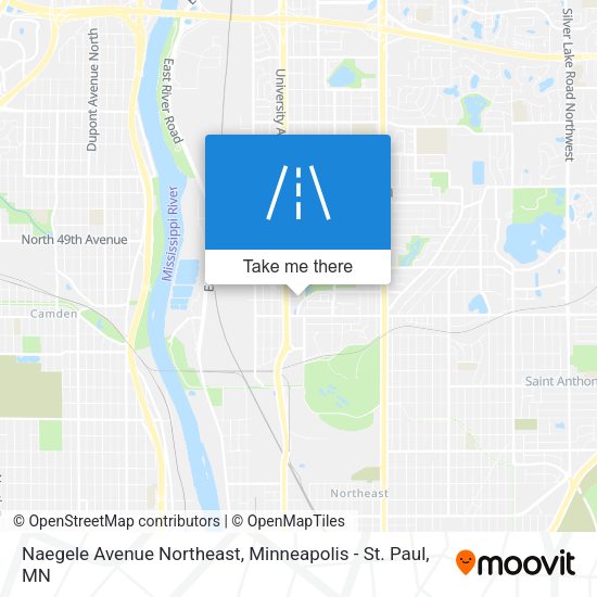 Naegele Avenue Northeast map