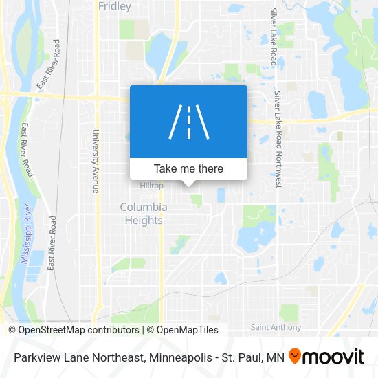 Parkview Lane Northeast map