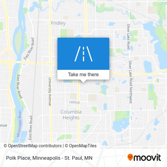 Polk Place map