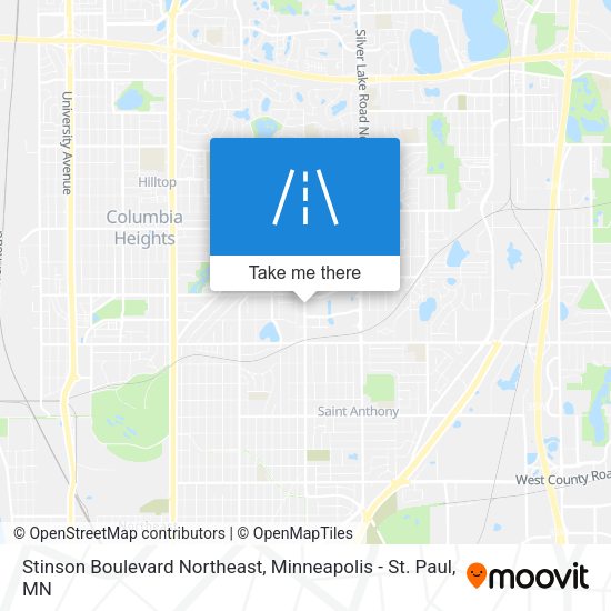 Stinson Boulevard Northeast map