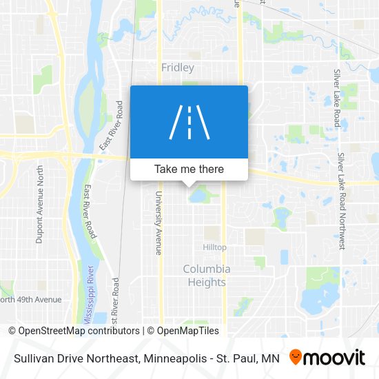 Mapa de Sullivan Drive Northeast