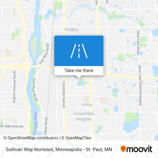 Sullivan Way Norteast map