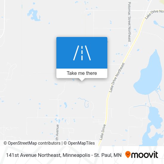 141st Avenue Northeast map