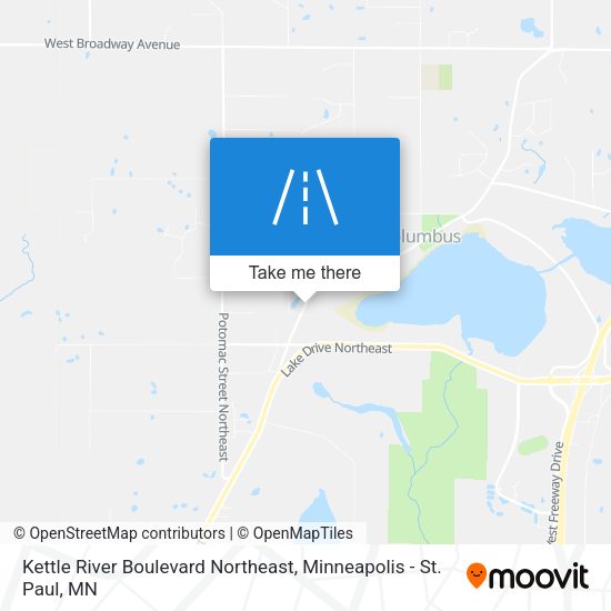 Mapa de Kettle River Boulevard Northeast
