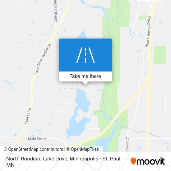 North Rondeau Lake Drive map