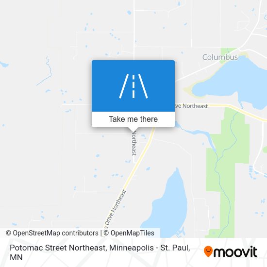 Potomac Street Northeast map