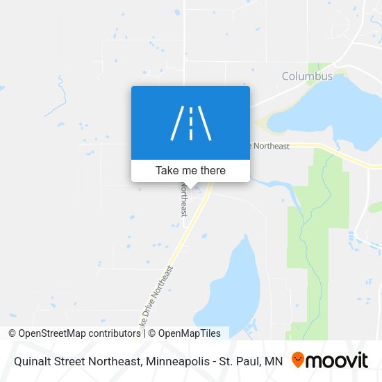 Mapa de Quinalt Street Northeast