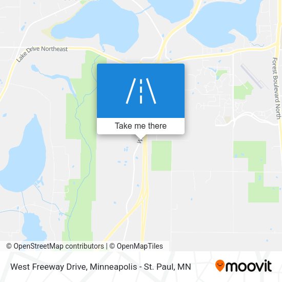 Mapa de West Freeway Drive