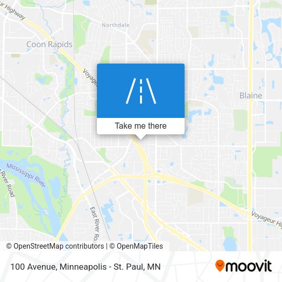 Mapa de 100 Avenue