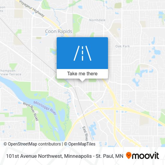 Mapa de 101st Avenue Northwest