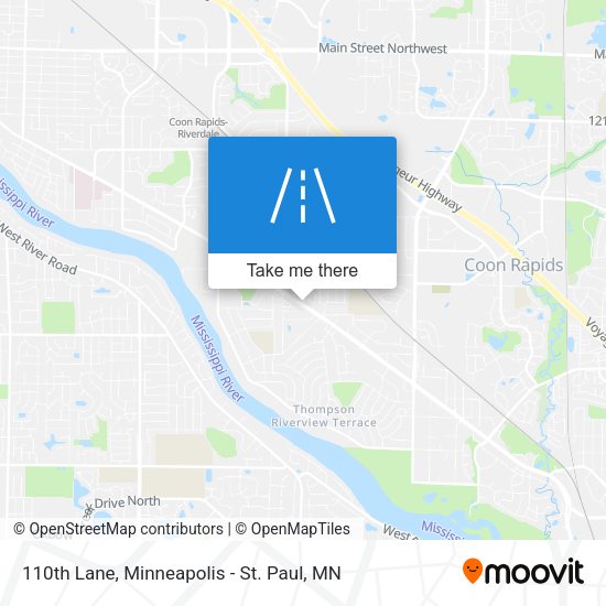 Mapa de 110th Lane