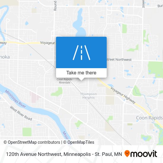 Mapa de 120th Avenue Northwest
