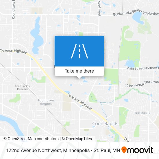 122nd Avenue Northwest map